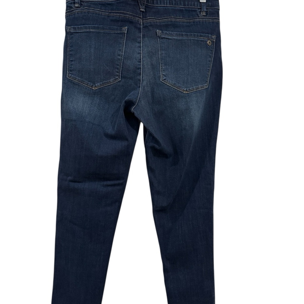 Democracy Blue Skinny Jeans with Subtle Fading